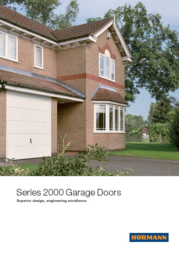Garage doors by Hormann, showcasing a modern design and smooth operation.